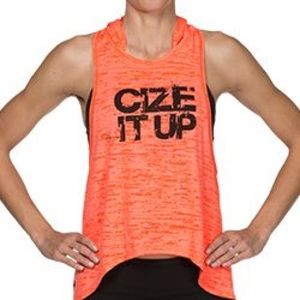 CIZE Hooded Burnout Tank